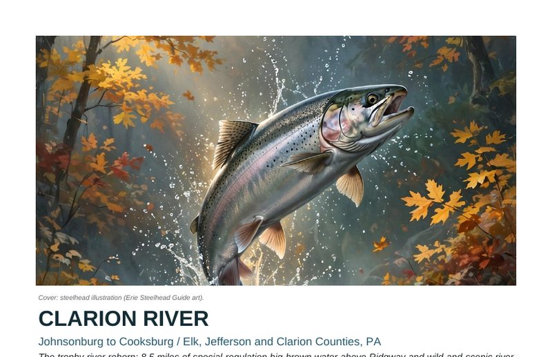 Keystoned Steel — Clarion River deep-dive guide cover