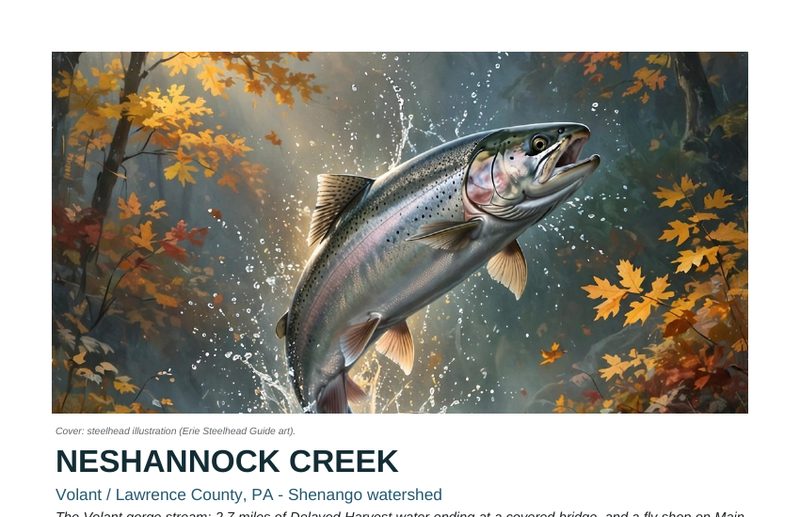 Keystoned Steel — Neshannock Creek deep-dive guide cover