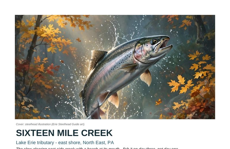 Keystoned Steel — Sixteen Mile Creek deep-dive guide cover